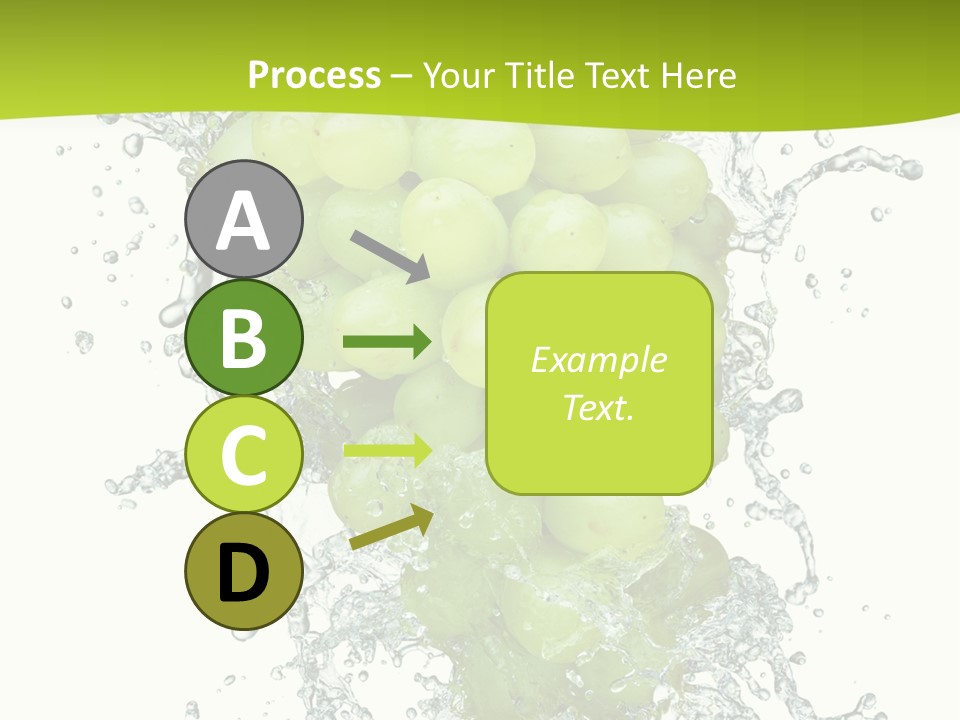 Wave Bunch Fruit PowerPoint Template