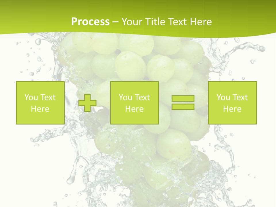 Wave Bunch Fruit PowerPoint Template