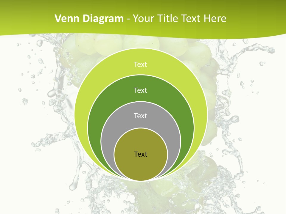Wave Bunch Fruit PowerPoint Template