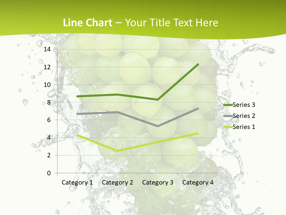 Wave Bunch Fruit PowerPoint Template