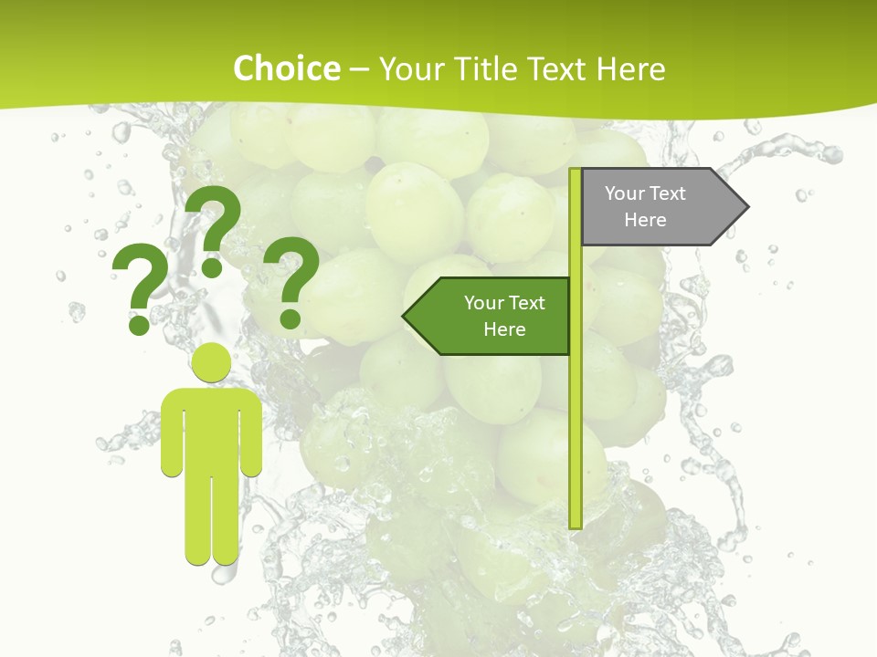 Wave Bunch Fruit PowerPoint Template