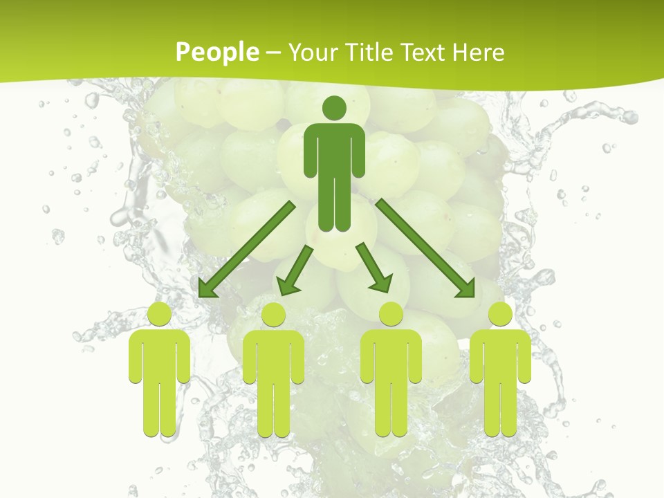 Wave Bunch Fruit PowerPoint Template