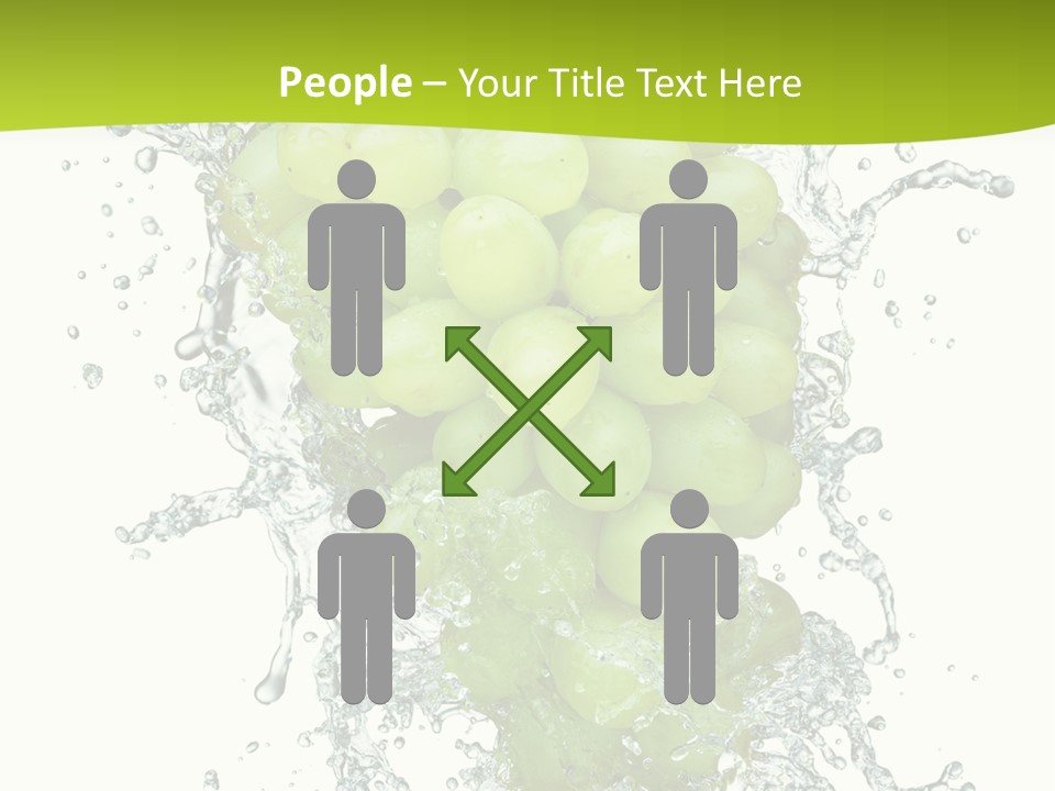 Wave Bunch Fruit PowerPoint Template