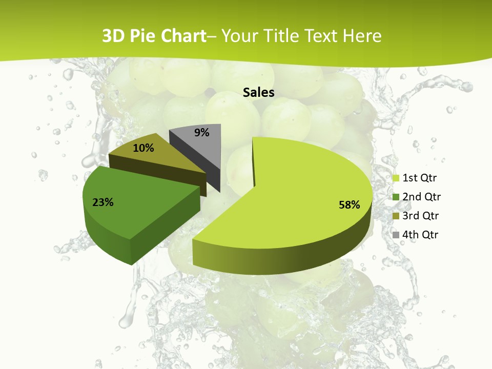 Wave Bunch Fruit PowerPoint Template