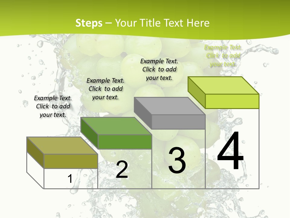 Wave Bunch Fruit PowerPoint Template