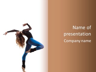 Cool Jump Flexibility PowerPoint Template