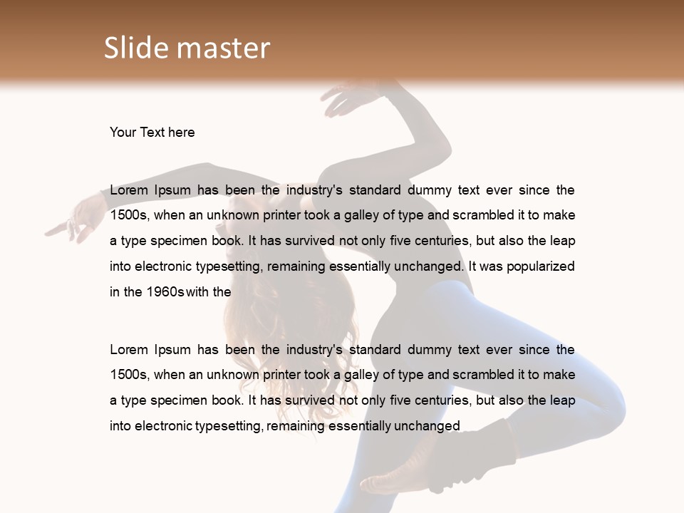 Cool Jump Flexibility PowerPoint Template