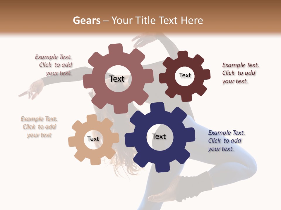 Cool Jump Flexibility PowerPoint Template