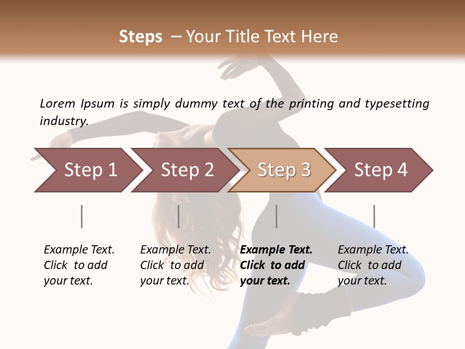 Cool Jump Flexibility PowerPoint Template