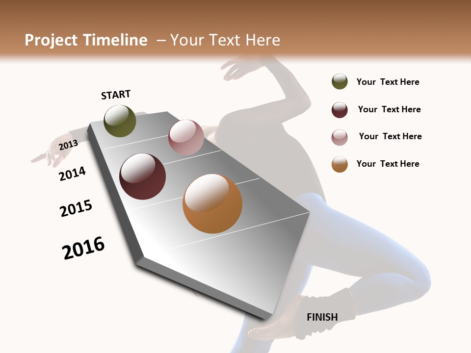 Cool Jump Flexibility PowerPoint Template