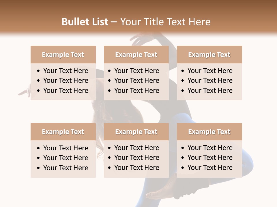 Cool Jump Flexibility PowerPoint Template