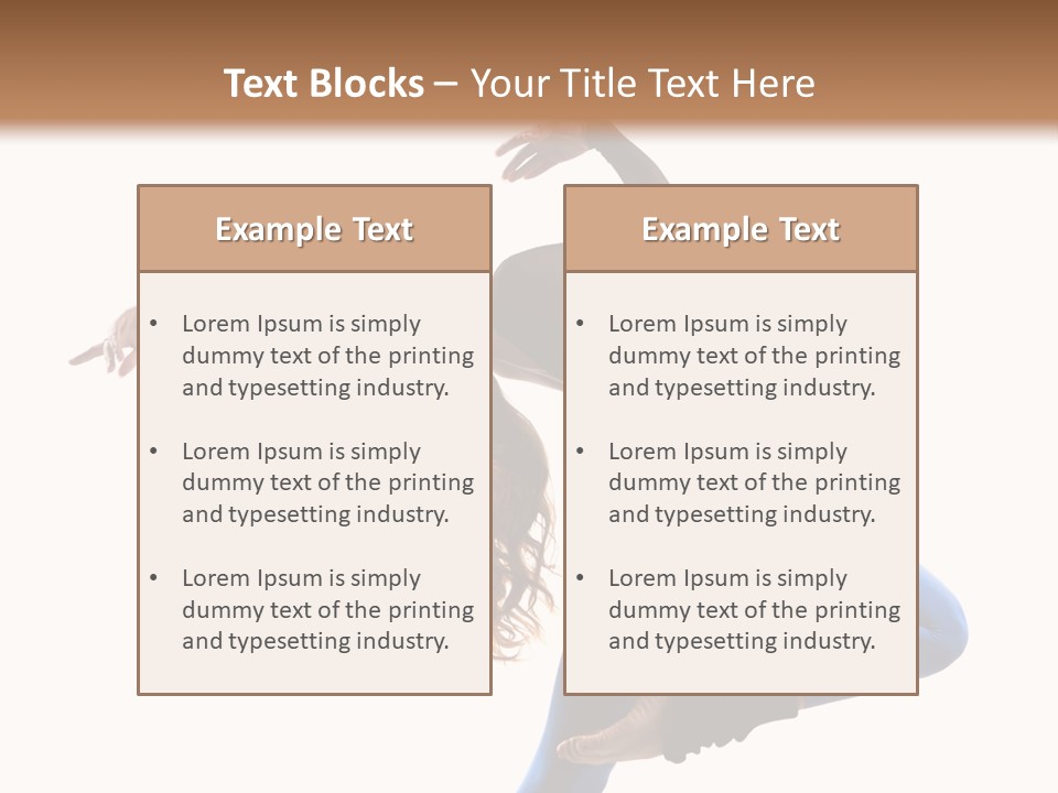 Cool Jump Flexibility PowerPoint Template