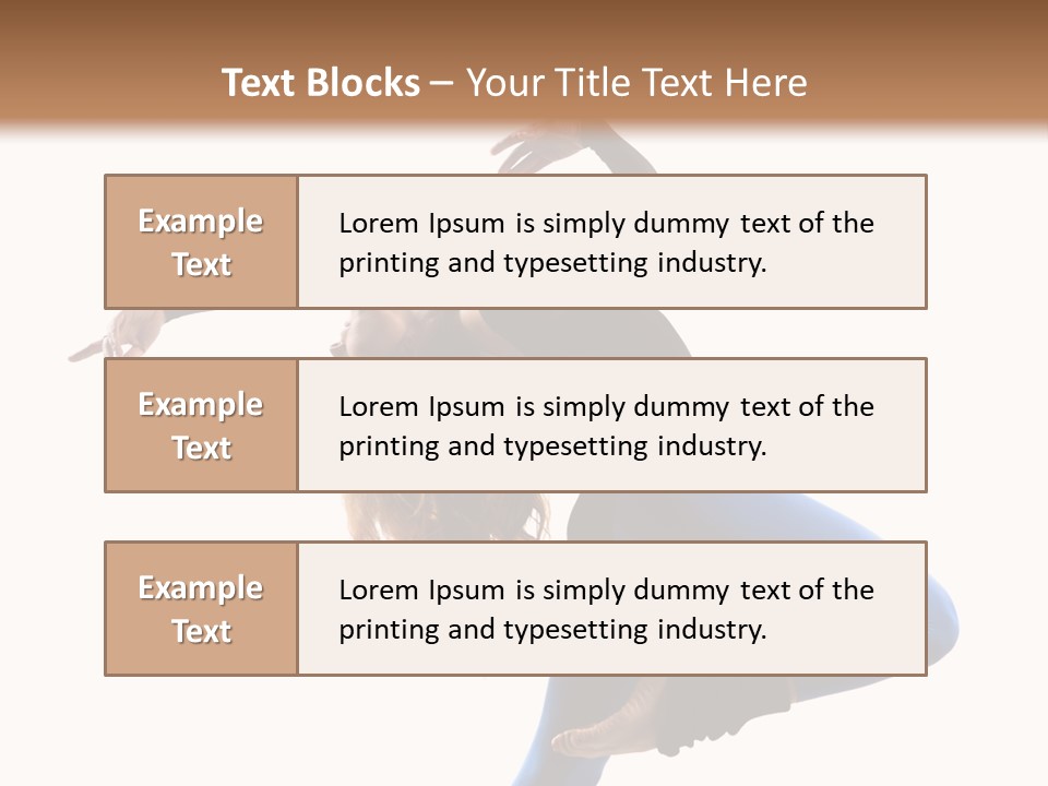 Cool Jump Flexibility PowerPoint Template
