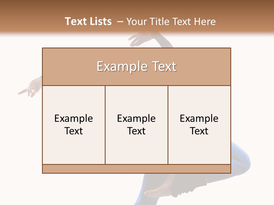 Cool Jump Flexibility PowerPoint Template