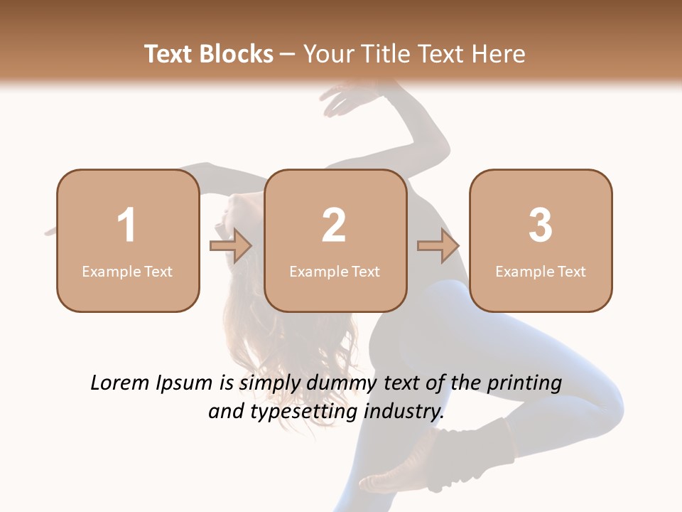 Cool Jump Flexibility PowerPoint Template