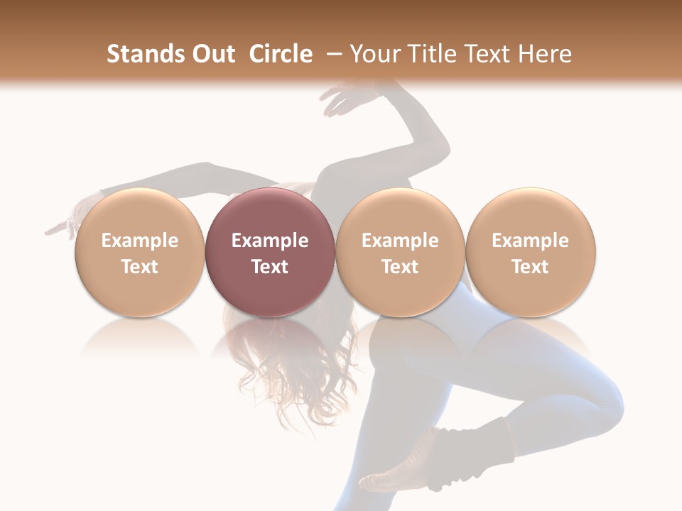 Cool Jump Flexibility PowerPoint Template