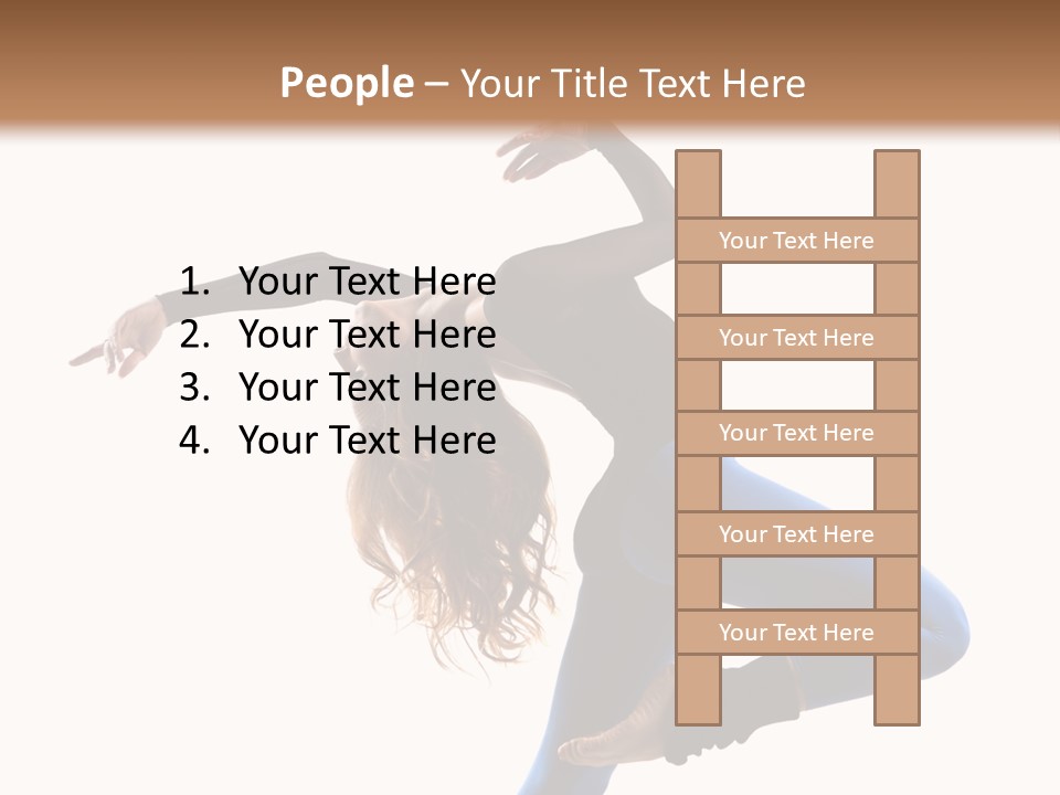 Cool Jump Flexibility PowerPoint Template