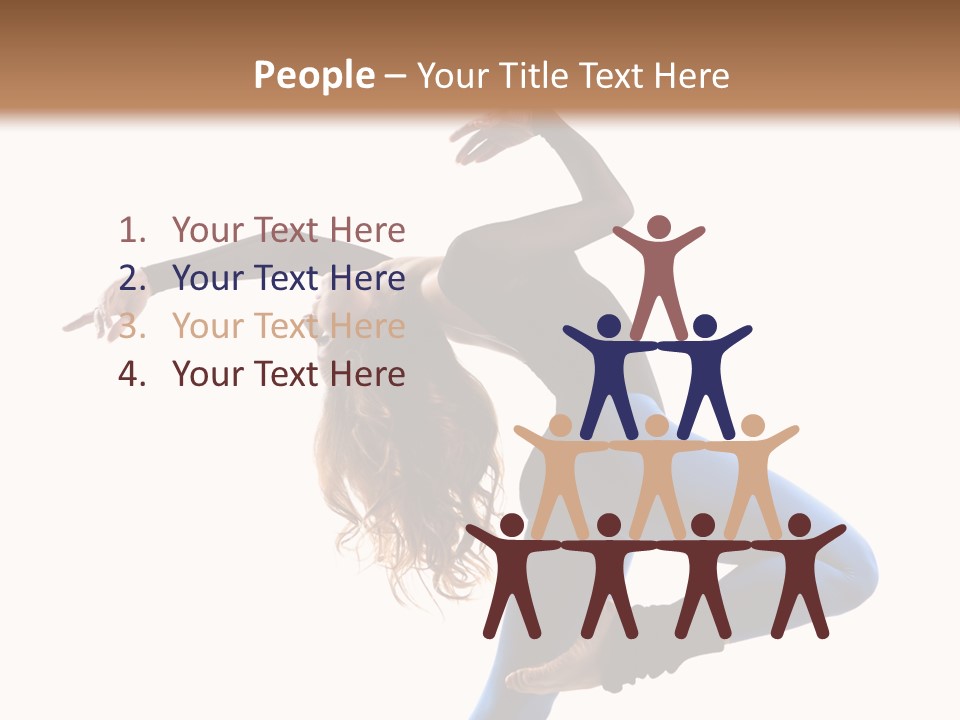 Cool Jump Flexibility PowerPoint Template