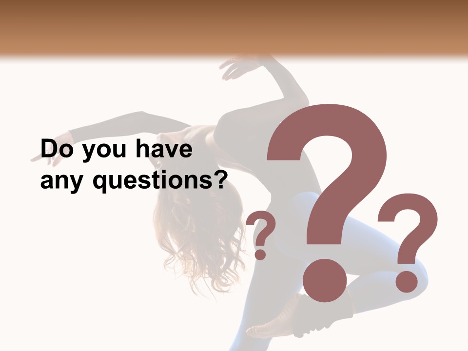 Cool Jump Flexibility PowerPoint Template