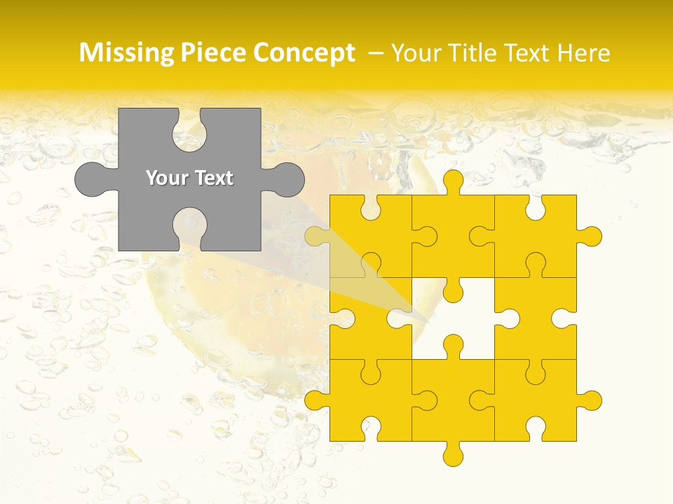 Liquid Yellow Cool PowerPoint Template