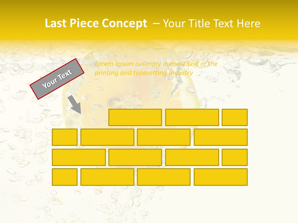 Liquid Yellow Cool PowerPoint Template