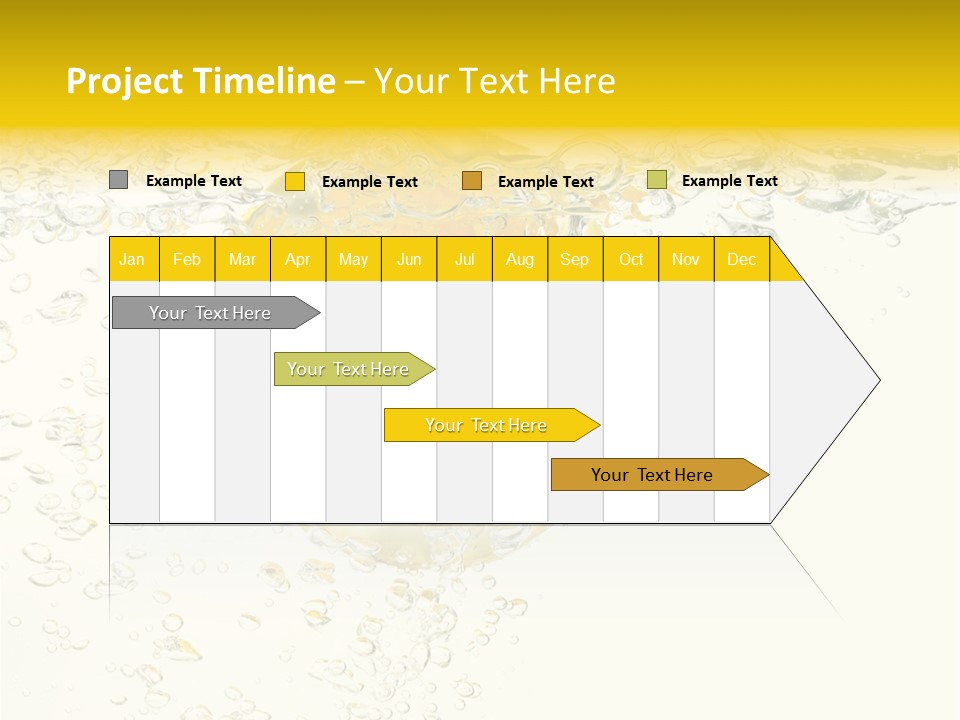 Liquid Yellow Cool PowerPoint Template