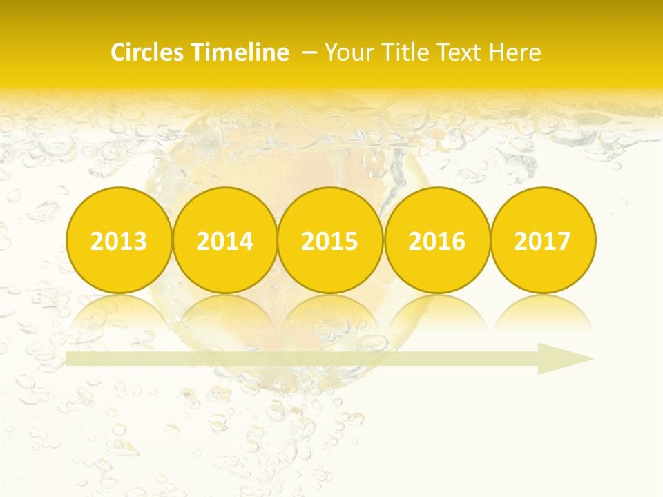 Liquid Yellow Cool PowerPoint Template