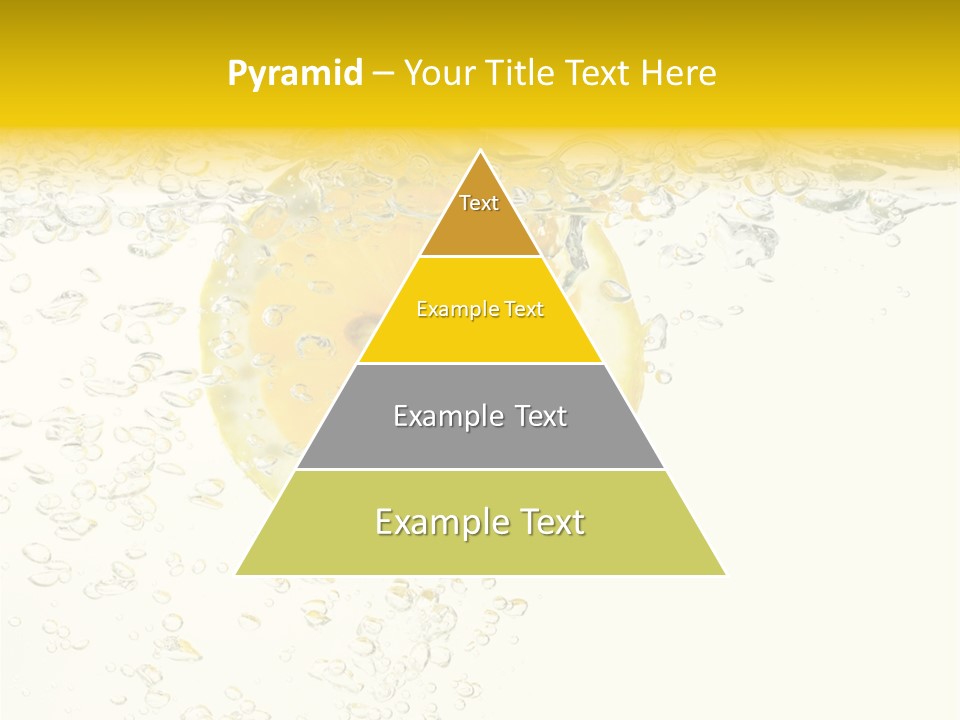 Liquid Yellow Cool PowerPoint Template