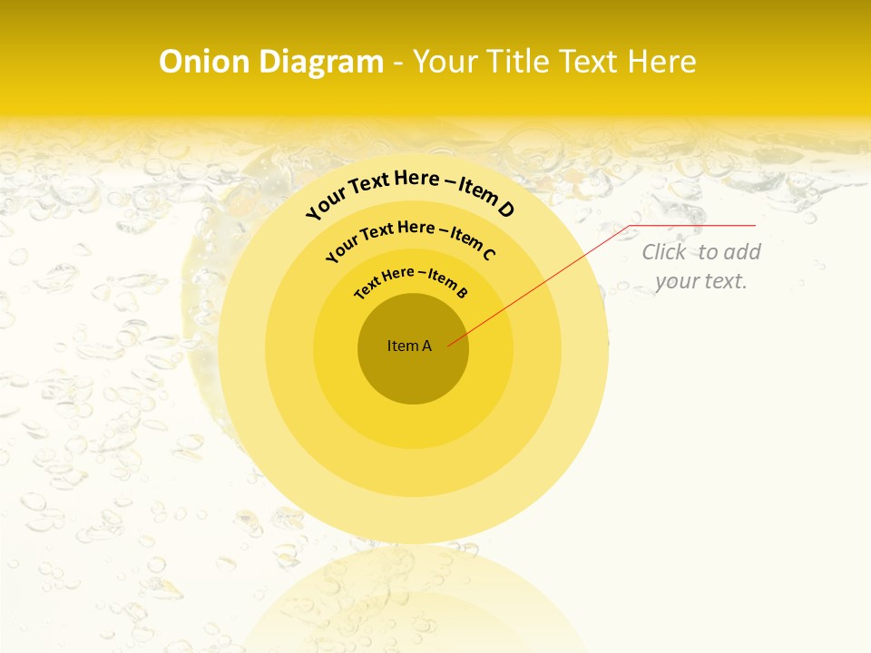 Liquid Yellow Cool PowerPoint Template