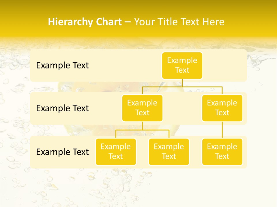 Liquid Yellow Cool PowerPoint Template