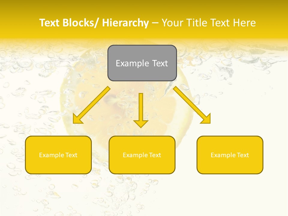 Liquid Yellow Cool PowerPoint Template
