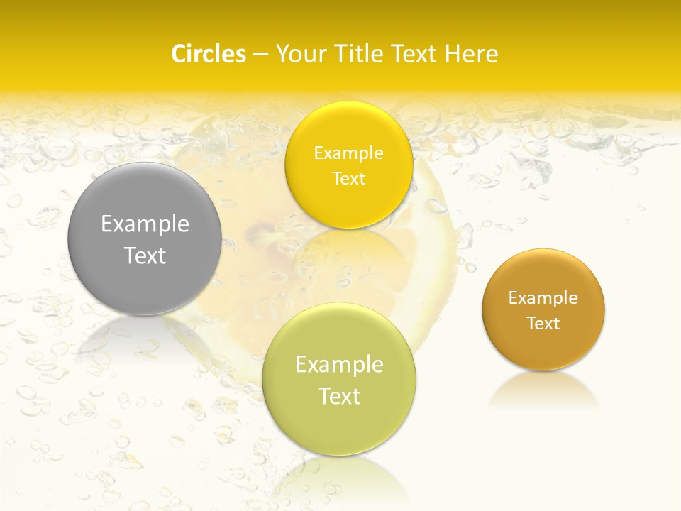 Liquid Yellow Cool PowerPoint Template