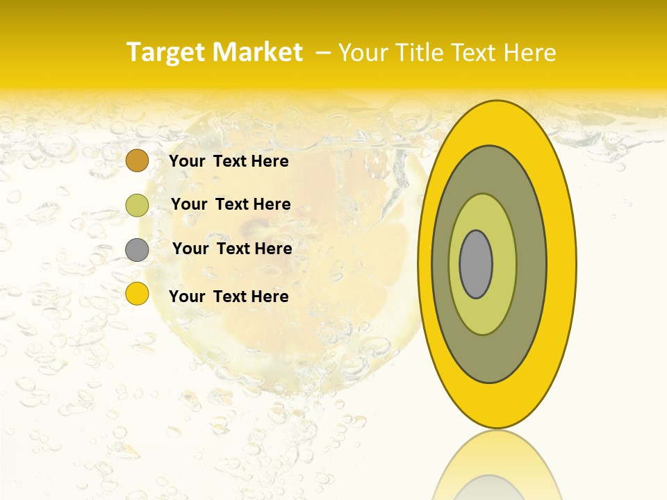 Liquid Yellow Cool PowerPoint Template