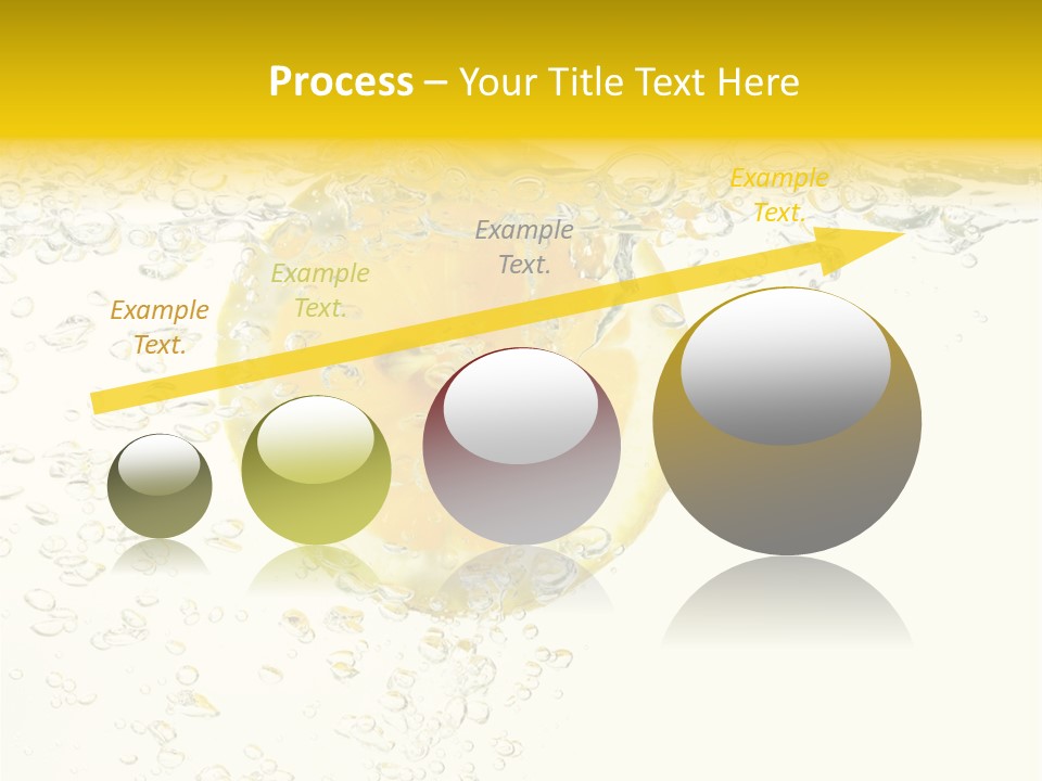 Liquid Yellow Cool PowerPoint Template