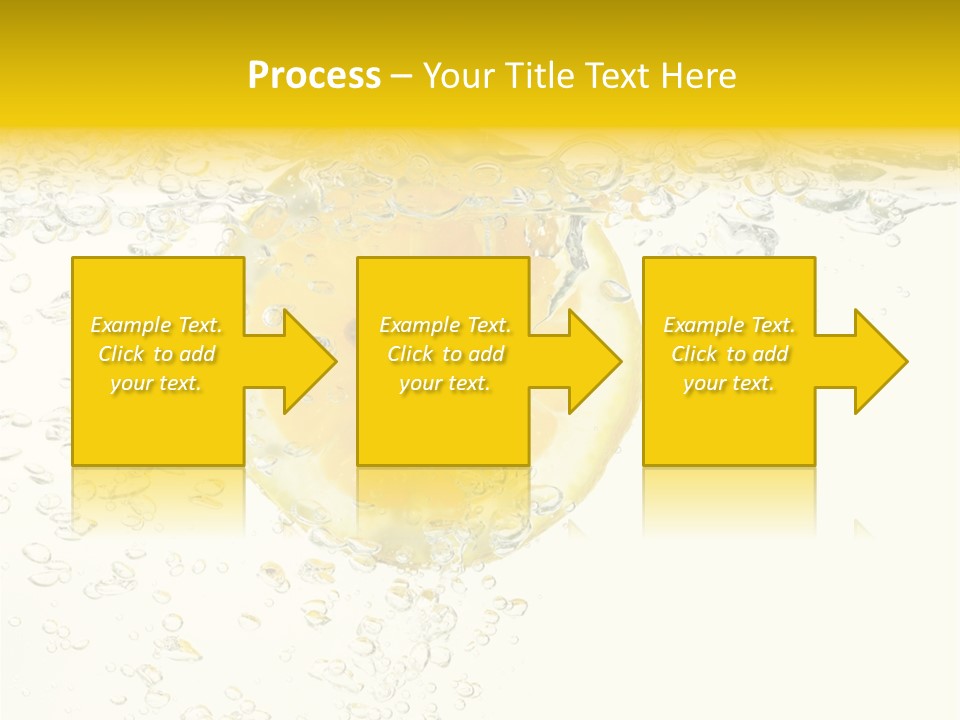 Liquid Yellow Cool PowerPoint Template