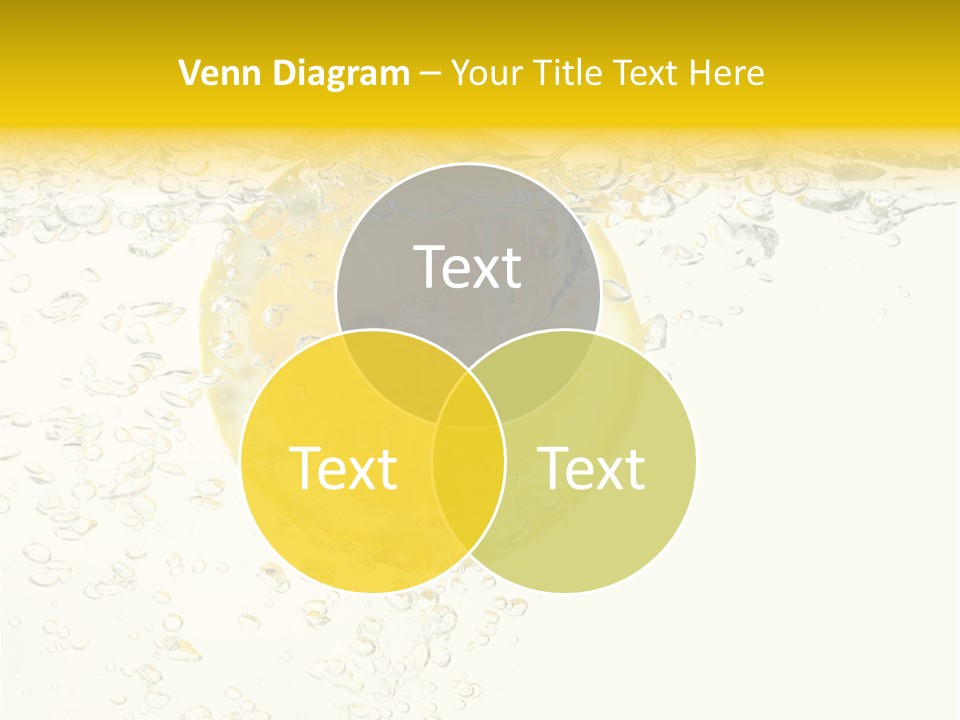 Liquid Yellow Cool PowerPoint Template