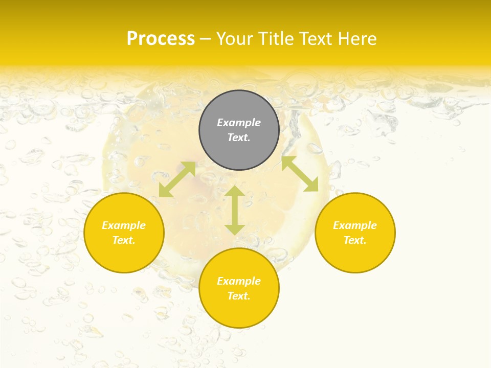 Liquid Yellow Cool PowerPoint Template