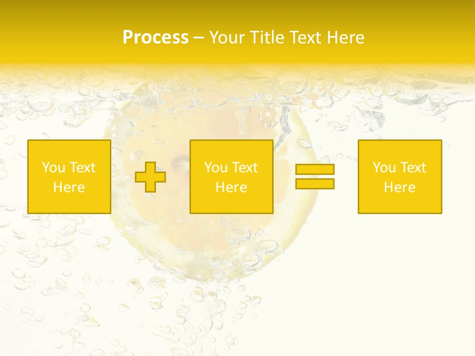Liquid Yellow Cool PowerPoint Template