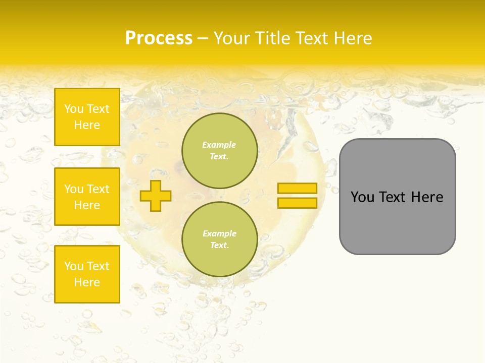 Liquid Yellow Cool PowerPoint Template