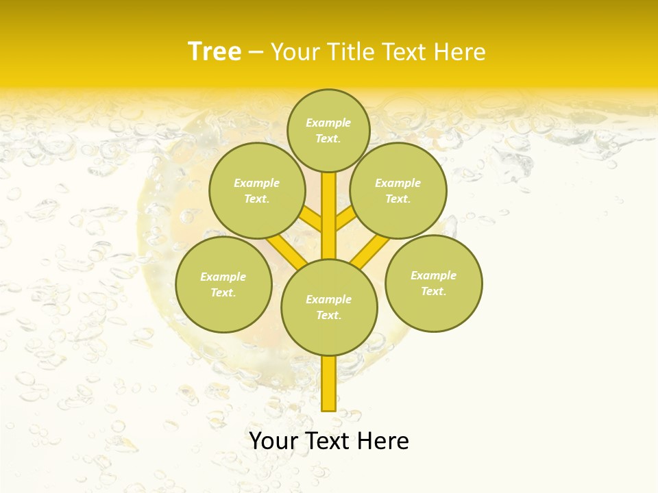 Liquid Yellow Cool PowerPoint Template