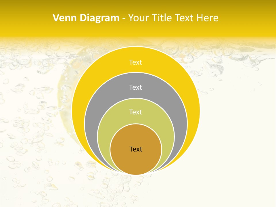 Liquid Yellow Cool PowerPoint Template