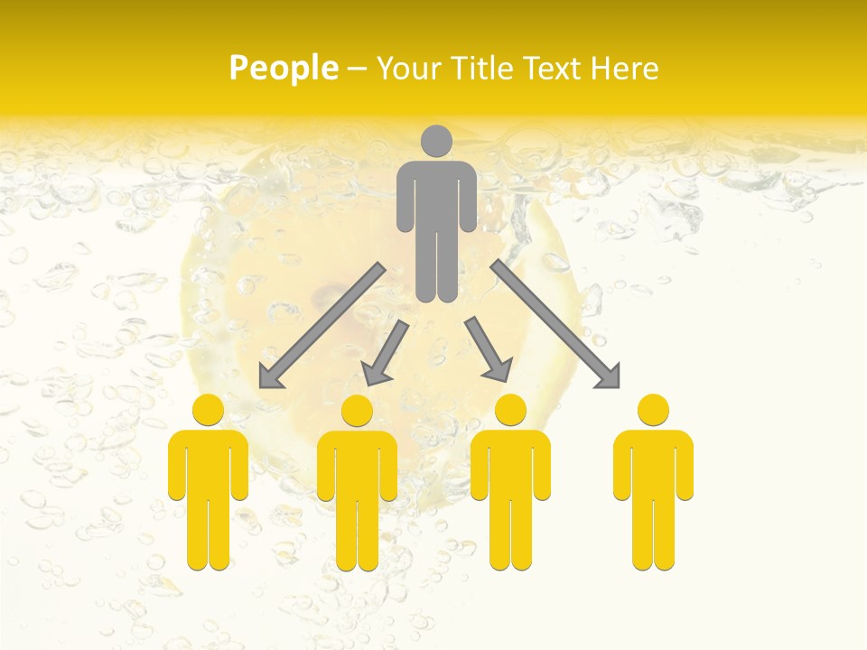Liquid Yellow Cool PowerPoint Template