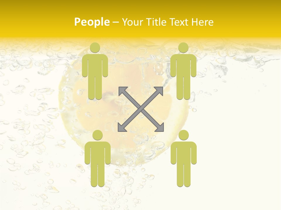 Liquid Yellow Cool PowerPoint Template