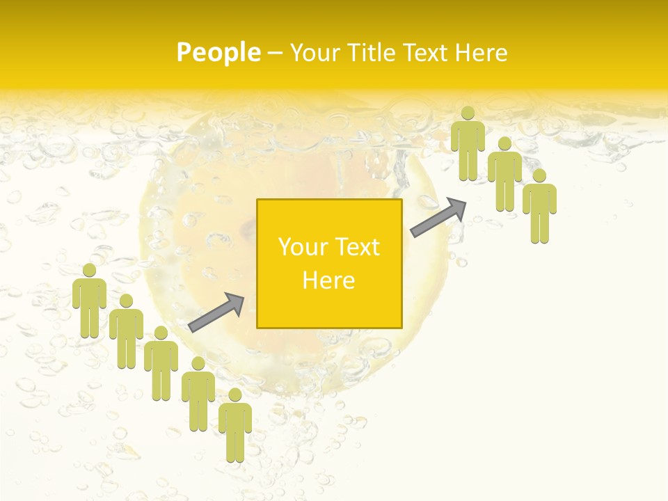 Liquid Yellow Cool PowerPoint Template