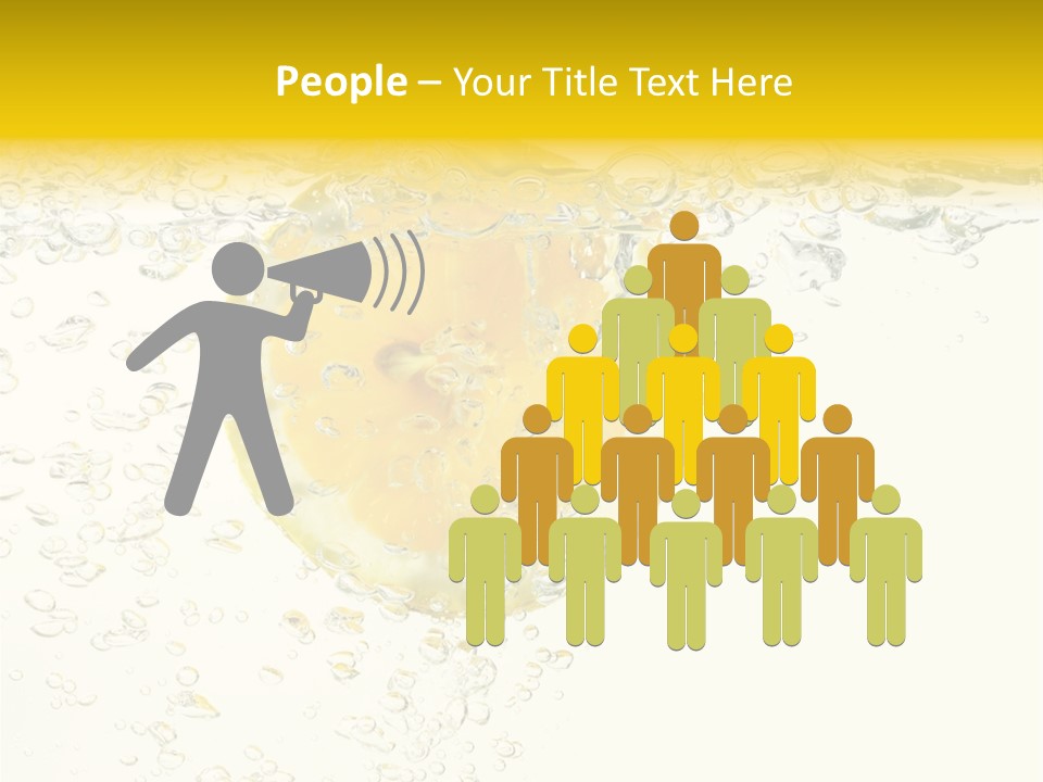 Liquid Yellow Cool PowerPoint Template