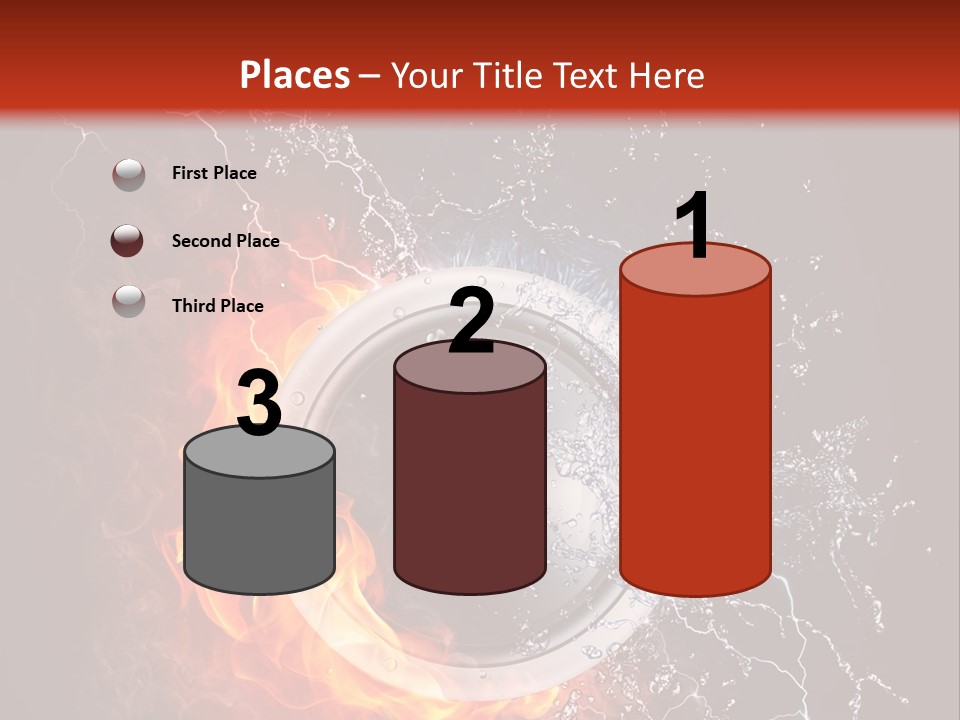 Lightining Speaker Sound PowerPoint Template