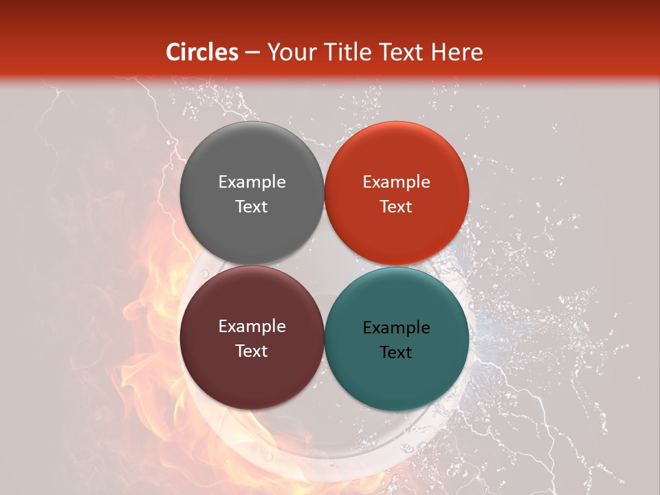 Lightining Speaker Sound PowerPoint Template