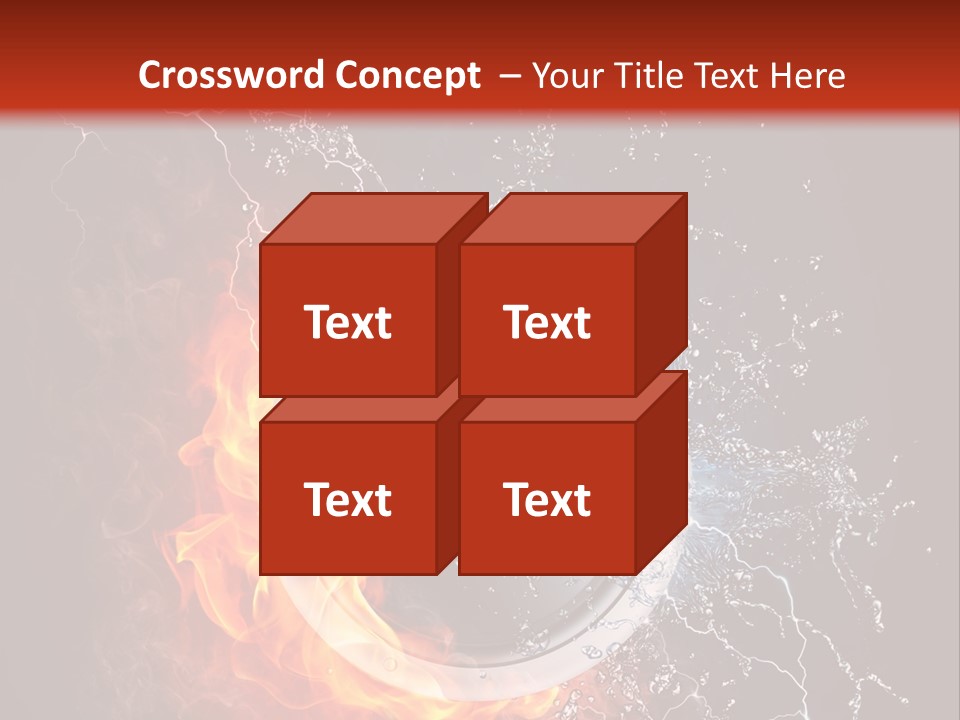 Lightining Speaker Sound PowerPoint Template