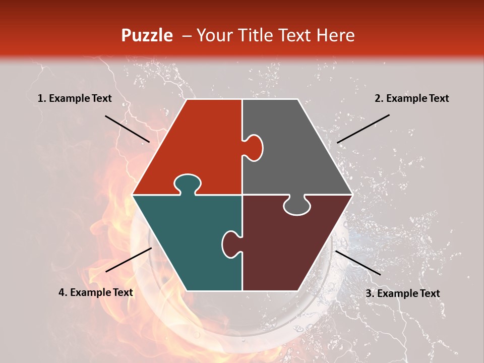 Lightining Speaker Sound PowerPoint Template