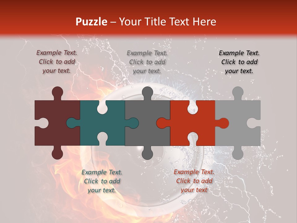 Lightining Speaker Sound PowerPoint Template